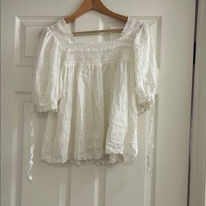 SOLD Doen eyelet top